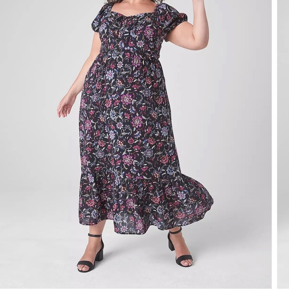 Lane Bryant Dresses & Skirts - Lane Bryant Midi Floral Dress Size 24